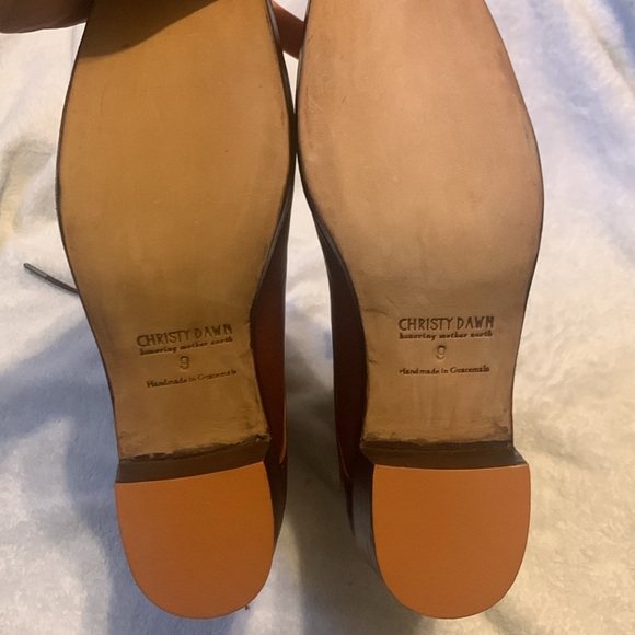 Christy Dawn The Dawn Boot Walnut Leather Sz 9 Lace Up Dress Handmade - Picture 7 of 13